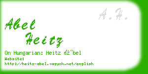 abel heitz business card